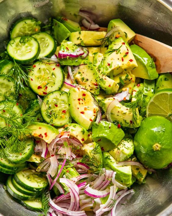 Ensalada de aguacate saludable