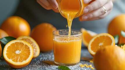 ¿Sabias que el jugo de naranja te ayuda a prevenir el envejecimiento ?