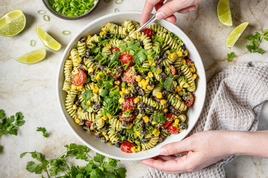 Deliciosa pasta saludable con aguacate